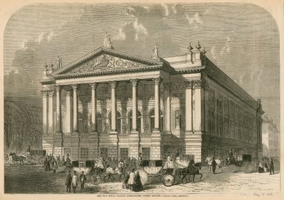 Det nye italienske operahuset, Covent Garden, London av William Henry Prior