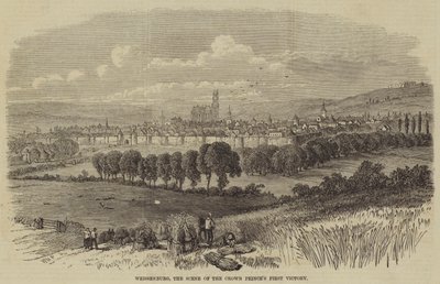 Weissenburg, scenen for kronprinsens første seier av William Henry Prior