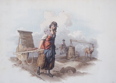 Mursteinsmaker, 1808 av William Henry Pyne