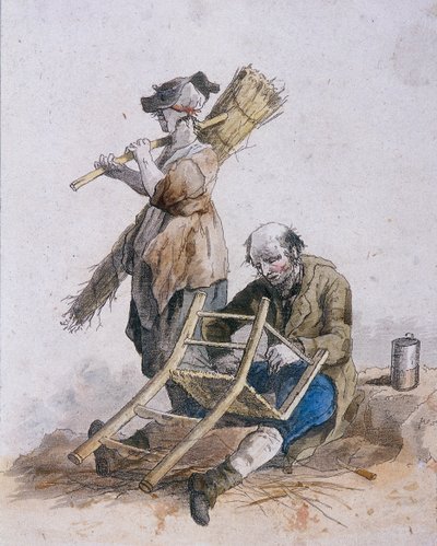 To stolmenders, Provincial Characters, 1804 av William Henry Pyne