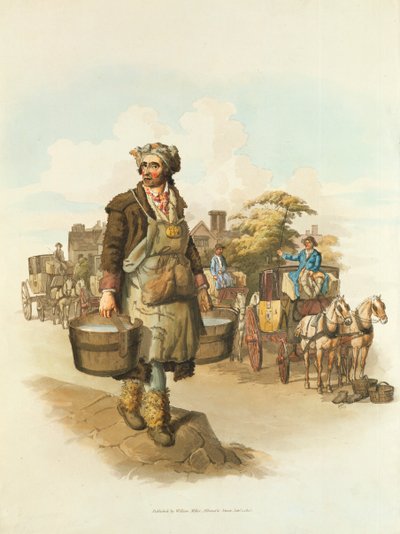 Vannbærer, 1808 av William Henry Pyne