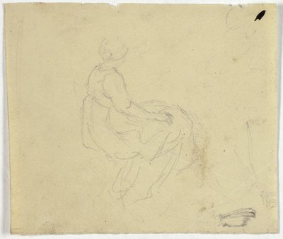 Kvinne sitter av William Henry Pyne
