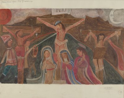 Station of the Cross nr. 12: Jesus Dies On the Cross, ca. 1936. av William Herbert