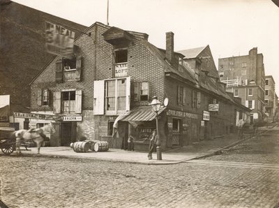 Race Street Wharf, Delaware Avenue ved Race Street, 1867 av William Herman Rau