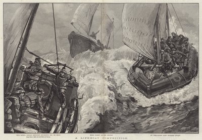 En livbåtkonkurranse av William Heysham Overend