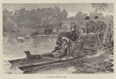 En piknik ved Virginia Water av William Heysham Overend