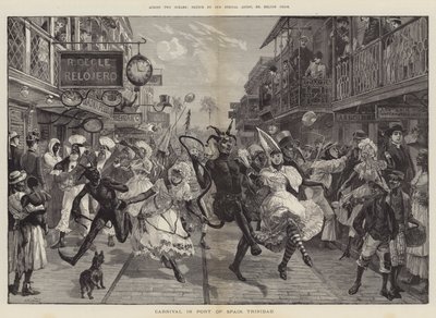 Across Two Oceans, karneval i Port of Spain, Trinidad av William Heysham Overend