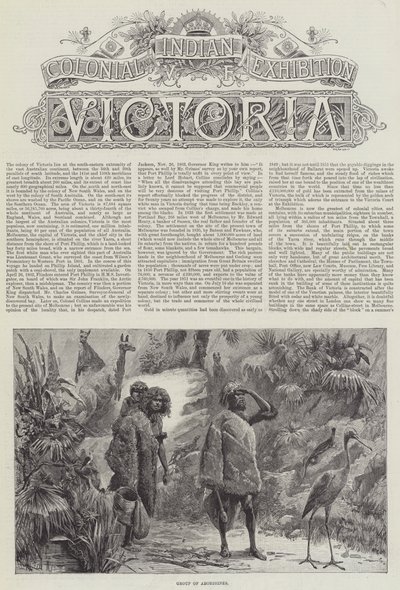 Colonial and Indian Exhibition, Victoria av William Heysham Overend