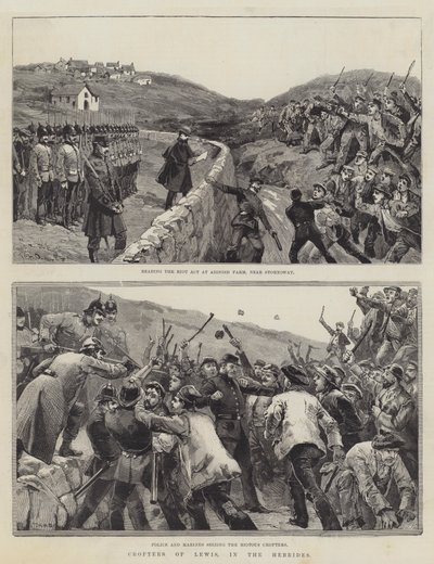 Crofters of Lewis, på Hebridene av William Heysham Overend