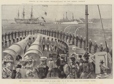 Åpning av Kaiser Wilhelm-kanalen av den tyske keiseren av William Heysham Overend