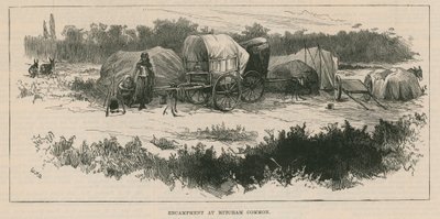 Skisser av sigøynerlivet; Leir ved Mitcham Common av William Heysham Overend