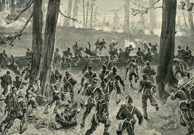 Det siste angrepet på Spingawi Khotal, 1901. av William Heysham Overend
