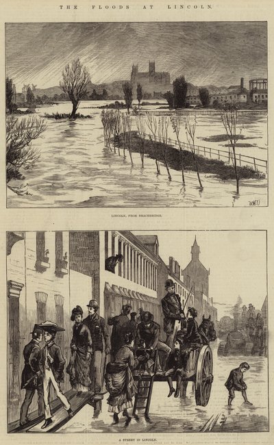 Flommen ved Lincoln av William Heysham Overend