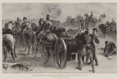 Den gresk-tyrkiske krigen, prins Nicholas av Hellas under ild i slaget ved Mati av William Heysham Overend