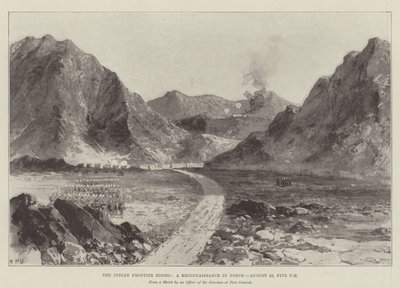 The Indian Frontier Rising, a Reconnaissance in Force, 23. august, 17.00 av William Heysham Overend