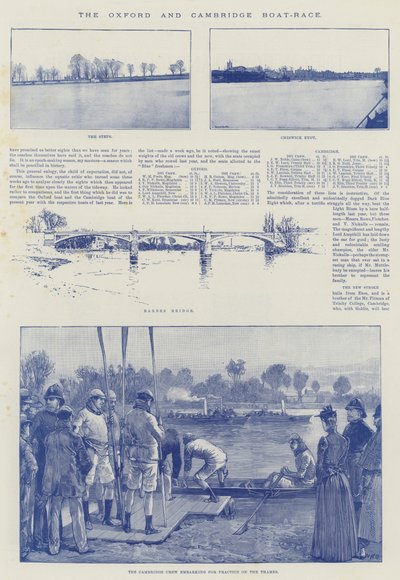 Oxford og Cambridge Boat-Race av William Heysham Overend