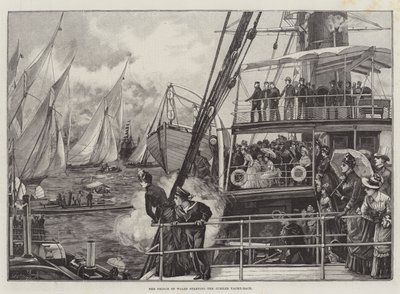Prinsen av Wales starter Jubilee Yacht-Race av William Heysham Overend