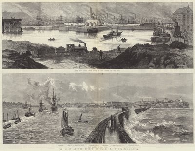 Prinsen av Wales besøk i Newcastle-on-Tyne av William Heysham Overend