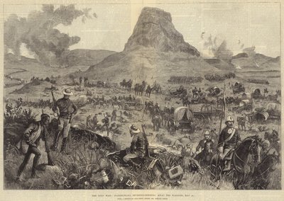 Zulu-krigen, Isandhlwana besøkte igjen, og hentet vognene, 21. mai av William Heysham Overend