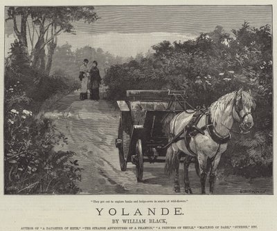 Yolande, av William Black av William Heysham Overend