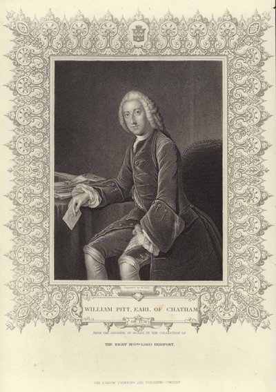 Portrett av William Pitt den eldste av William Hoare