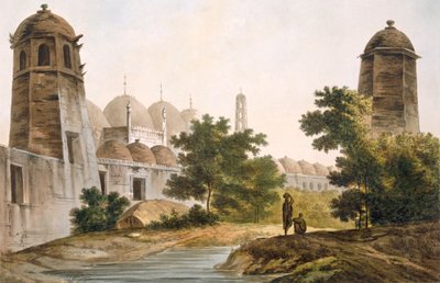 Pl. 41 A View of the Cuttera bygget av Jaffeir Cawn på Muxadavad, fra 
