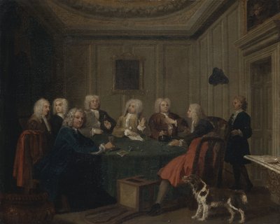 En klubb av herrer av William Hogarth