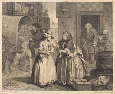 En skjøges fremgang: pl.1 av William Hogarth