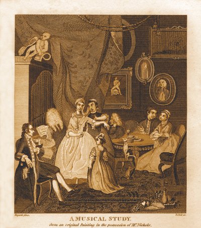 En musikalsk studie av William Hogarth av William Hogarth