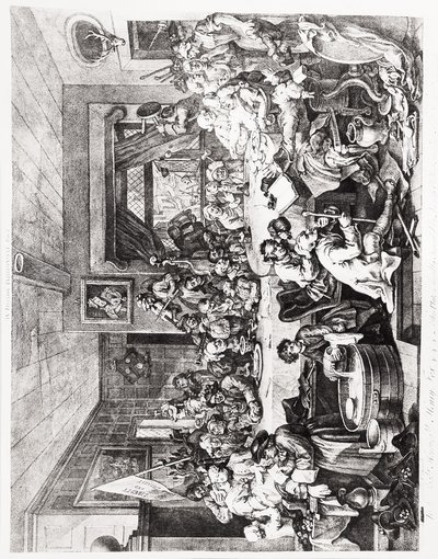 An Election Entertainment, Plate I, 24. februar av William Hogarth
