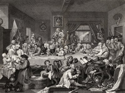 An Election Entertainment, gravert av T.E. Nicholson, fra 