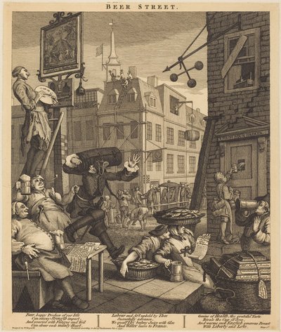 Ølgaten av William Hogarth