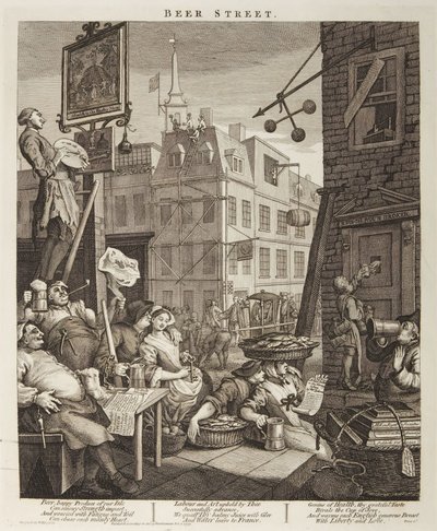 Ølgaten av William Hogarth