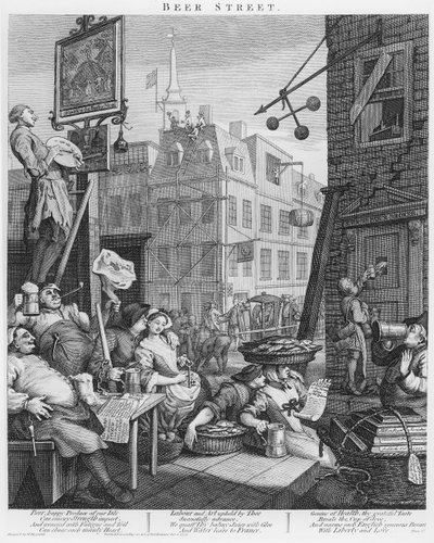 Beer Street av William Hogarth
