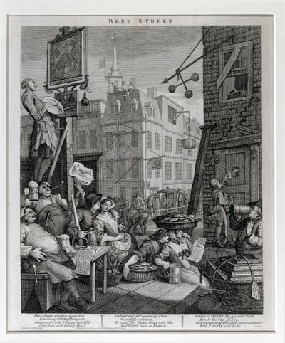 Beer Street, 1751 av William Hogarth