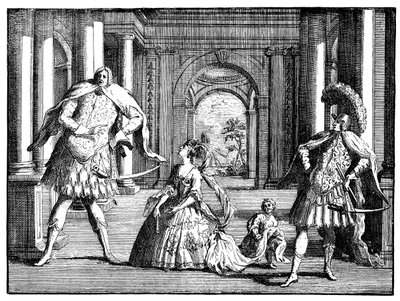 Berenstat, Cuzzoni og Senesino c1725. av William Hogarth