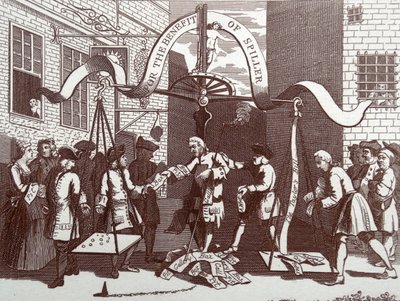 Gutter som titter på naturen av William Hogarth