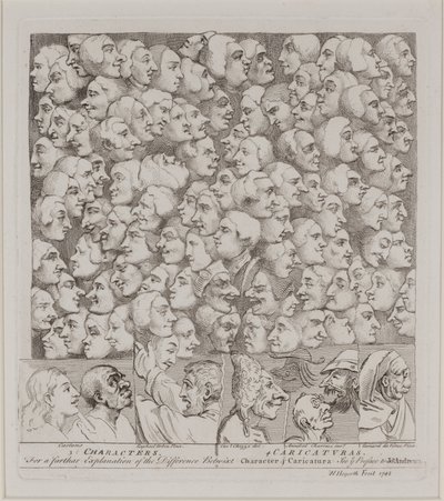 Karakterer og karikaturer av William Hogarth