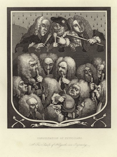 Konsultasjon av leger av William Hogarth