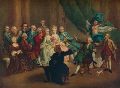 David Garrick i det grønne rommet, 1700-tallet av William Hogarth
