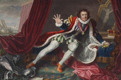 David som Richard III, illustrasjon fra 