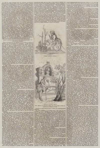 Tidlige utstillingsforeninger, etablering av Royal Academy av William Hogarth