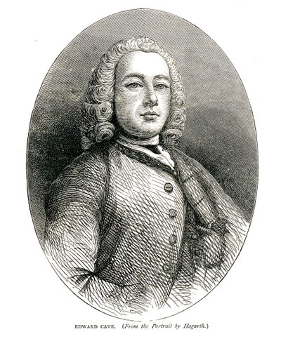 Edward Cave, ca. 1700-tallet av William Hogarth
