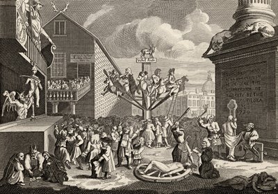 Emblematisk trykk av Sørsjøen, fra «The Works of William Hogarth», utgitt 1833 (lito) av William Hogarth