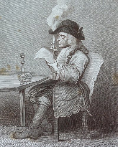 Gravering med tittelen 'The Politician' av William Hogarth av William Hogarth