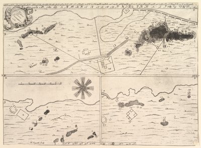 Fodina ferrea Danmorensis - En dansk jerngruve Aubry de La Mottrayes reiser gjennom..., 1723-24. av William Hogarth