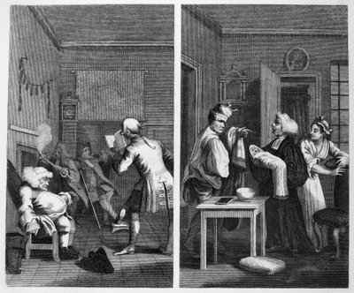 Frontispice til Tristram Shandy av William Hogarth