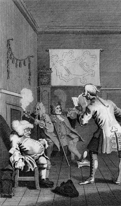 Frontispice til Tristram Shandy av William Hogarth av William Hogarth