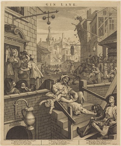 Gin-gaten av William Hogarth