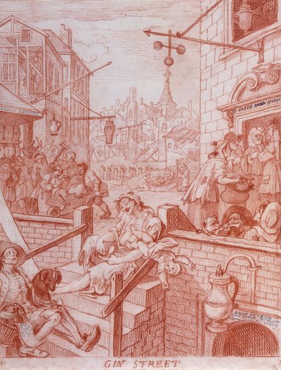 Gin-gaten av William Hogarth